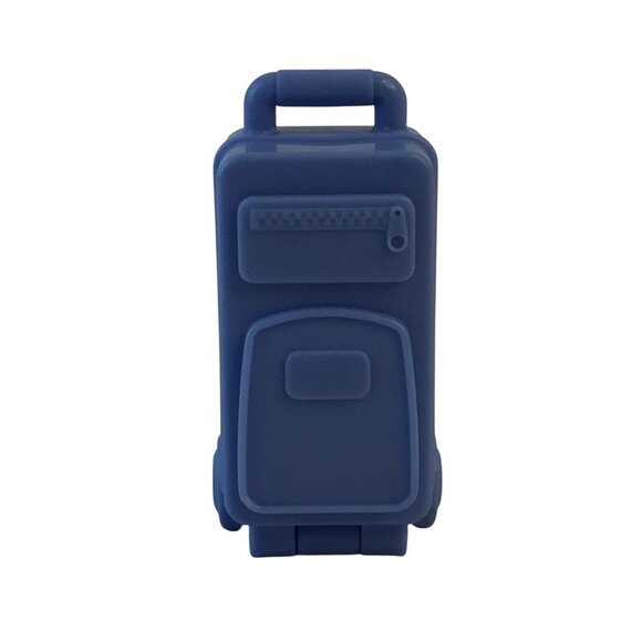 Fisher Price Little People Grandparents with Blue Suitcase Grandma w/Yarn Grandp - Picture 6 of 8